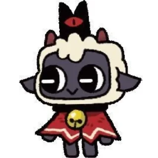 Sticker from Cult of the lamb