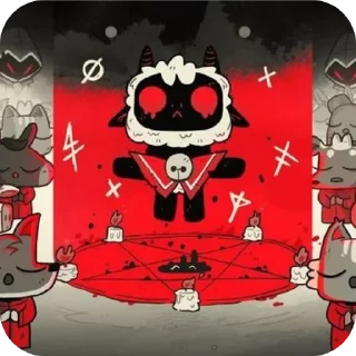 Sticker from Cult of the lamb