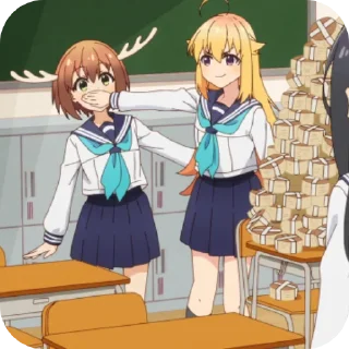 📖 emoji @keenjuuhub shikanoko nokonoko koshitantan Telegram sticker 16 of 86