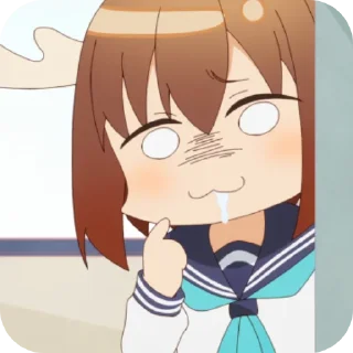 👄 emoji @keenjuuhub shikanoko nokonoko koshitantan Telegram sticker 8 of 86