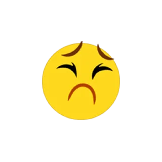 😣 emoji Viber Emoji Telegram sticker 13 of 33
