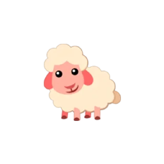🐑 emoji Viber Emoji Telegram sticker 24 of 33