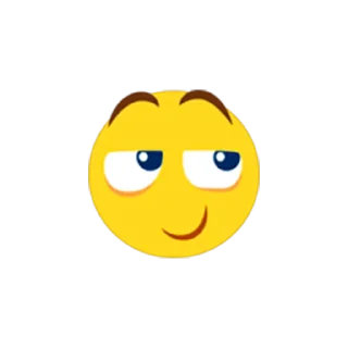 😏 emoji Viber Emoji Telegram sticker 9 of 33