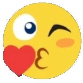 😘 emoji Viber emoji Telegram sticker 10 of 47