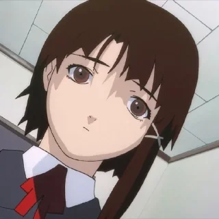 Sticker from Lain. | by: @arolinrstickers.