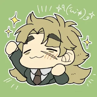 💗 emoji Спидвагон || @mnogojojo Telegram sticker 6 of 75