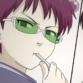 😋 emoji 💗sᴀɪᴋɪ ᴋᴜsᴜᴏ💗 @saiki_lox Telegram sticker 11 of 35
