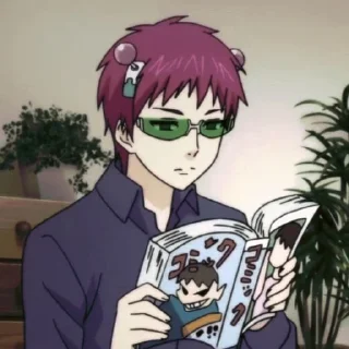 📖 emoji 💗sᴀɪᴋɪ ᴋᴜsᴜᴏ💗 @saiki_lox Telegram sticker 8 of 35