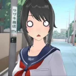 Sticker from Ayano <3 yandere simulator