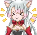 Sticker from Shiro - White neko :: @line_stickers