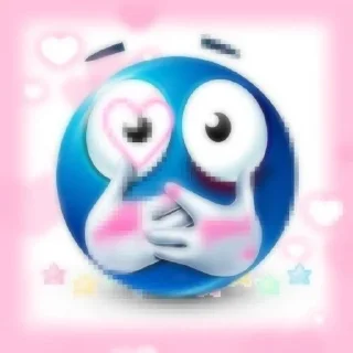 🌟 emoji 🐑🌀*:.｡. o(≧▽≦)o .｡.:*🍮🎀 Telegram sticker 2 of 50