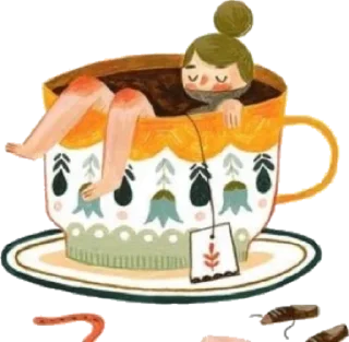 Sticker from autumn