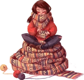 Sticker from autumn