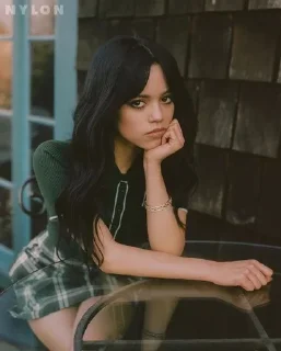 😒 emoji Jenna Ortega 🎧 Telegram sticker 7 of 14