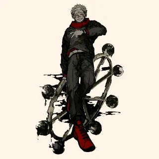 😈 emoji ИТАДОРИ ЮДЖИ. @userzifi Telegram sticker 14 of 30
