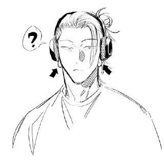 Sticker from Гето Сугуру/Geto Suguru @driedsalmon
