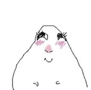 Sticker from hamster