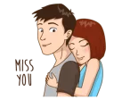 💑 emoji Romantic Couple In Love Telegram sticker 15 of 41