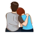 💑 emoji Romantic Couple In Love Telegram sticker 24 of 41