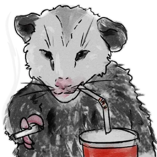 Sticker from Опоссум (@artstriks)