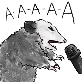 Sticker from Опоссум (@artstriks)