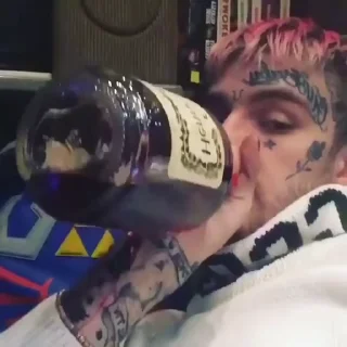 🍺 emoji lilpeep$$$ (Created By: @StikerProBot) Telegram sticker 14 of 50