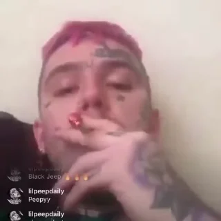 🚬 emoji lilpeep$$$ (Created By: @StikerProBot) Telegram sticker 7 of 50