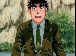 😳 emoji Hajime no ippo Telegram sticker 13 of 38