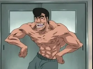 😁 emoji Hajime no ippo Telegram sticker 2 of 38