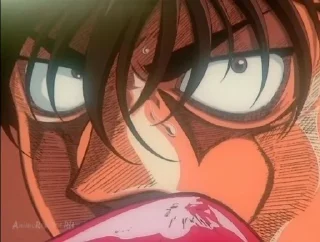 😑 emoji Hajime no ippo Telegram sticker 9 of 38