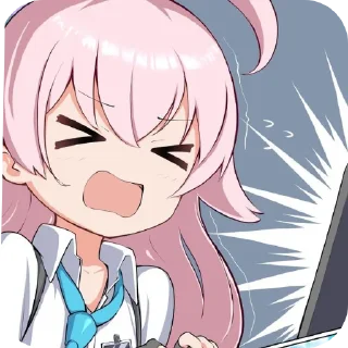 👄 emoji Takanashi Hoshino Telegram sticker 17 of 49
