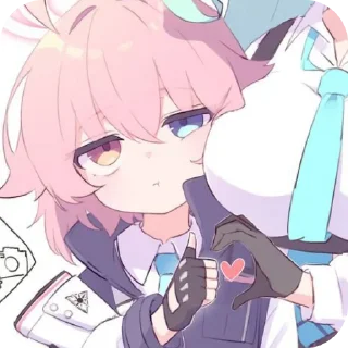 👄 emoji Takanashi Hoshino Telegram sticker 4 of 49