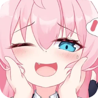 💇 emoji Takanashi Hoshino Telegram sticker 3 of 49
