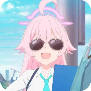 😎 emoji Takanashi Hoshino Telegram sticker 9 of 49