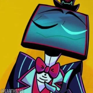 😍 emoji @EARTH928B ⌥ HAZBIN HOTEL ОТЕЛЬ ХАЗБИН СТИКЕРЫ ТГ Telegram sticker 13 of 50