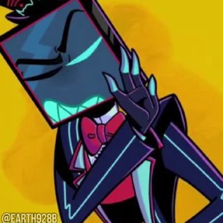 🥵 emoji @EARTH928B ⌥ HAZBIN HOTEL ОТЕЛЬ ХАЗБИН СТИКЕРЫ ТГ Telegram sticker 12 of 50