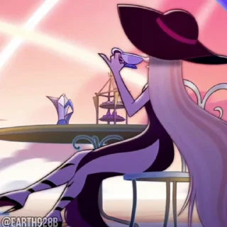 😂 emoji @EARTH928B ⌥ HAZBIN HOTEL ОТЕЛЬ ХАЗБИН СТИКЕРЫ ТГ Telegram sticker 19 of 50