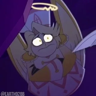 😘 emoji @EARTH928B ⌥ HAZBIN HOTEL ОТЕЛЬ ХАЗБИН СТИКЕРЫ ТГ Telegram sticker 14 of 50