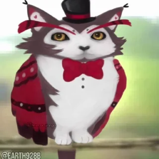 😂 emoji @EARTH928B ⌥ HAZBIN HOTEL ОТЕЛЬ ХАЗБИН СТИКЕРЫ ТГ Telegram sticker 5 of 50