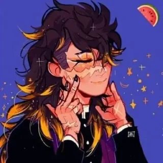 ⭐️ emoji Генья😼 (@knystikerkrd) @pinterest_to_stickerbot Telegram sticker 20 of 120