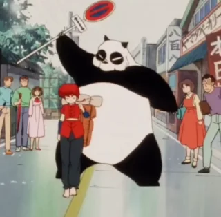 Sticker from Ranma 1/2 (1989)