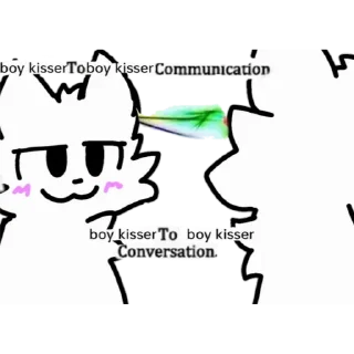 Sticker from Фембои тут - @femboybase | @mxaiw_red - автор 2/12