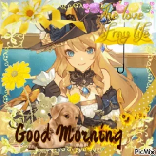 Sticker from good morning ☀️ genshin pack