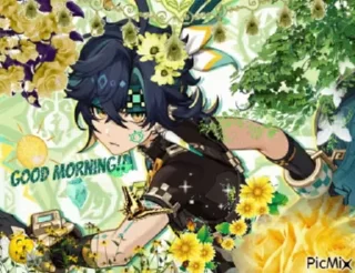 Sticker from good morning ☀️ genshin pack
