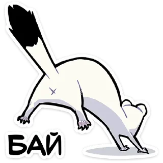 🏃‍♂️ emoji @stickersvvk Горностай Гера Telegram sticker 6 of 49