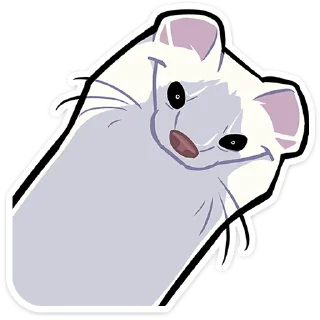 Sticker from Горностай Гера @Nyasticks