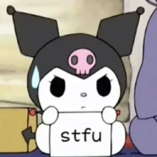 🙄 emoji kuromi by plutalune Telegram sticker 13 of 31