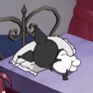 🤕 emoji kuromi by plutalune Telegram sticker 15 of 31