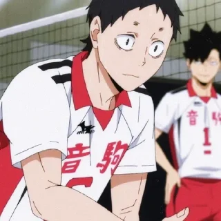 Fukunaga. – @haikyuuemoji sticker 3