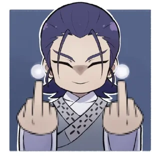 🖕 emoji Пиздец @ImMariaMafia Telegram sticker 4 of 120